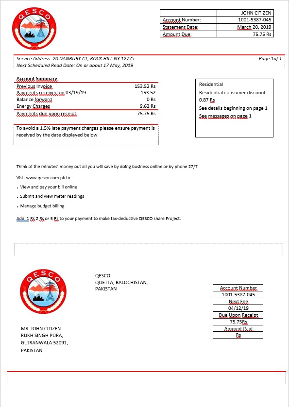  Minol USA business utility bill 